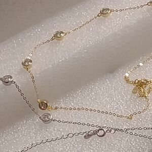 Two and a half carat positive testing gra certified necklace 925 Sterling